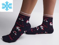 Носки плюш Clever 241 син М