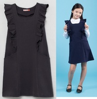Сарафан шк Cherubino 62789-48 сер М 40%