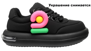    Кроссовки Indigo 40-581 D черн - картинка 1