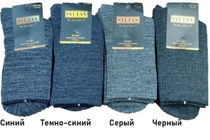    Носки Syltan 7129 плюш 41-46 М - картинка 1