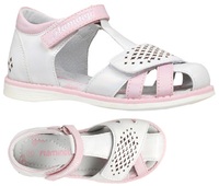 Туфли летн Flamingo 241с-з6-4440 бел/роз