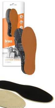   Стельки Leather Carbon Braus 98 беж Н.К. - картинка 1
