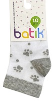 Носки Batik 134 бел/сер М